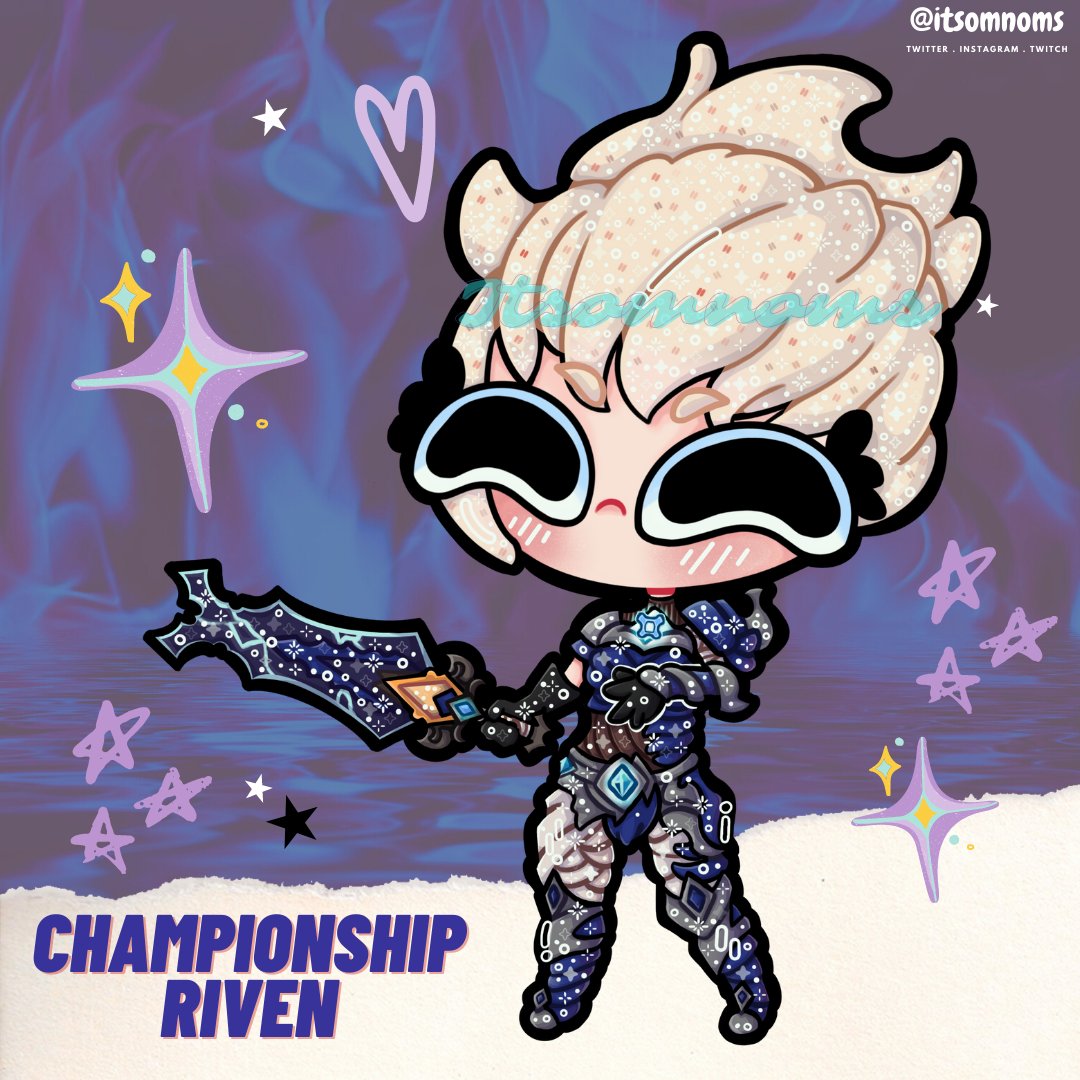 itsOmNoms's tweet photo. #arttrade with someone in the #Discord #rivenmain server. Hope yall like it!
Will be doing a raffle for a cheeb at 500 followers. RT and likes appreciated!!!
#championship #riven #ArtofLegends #LeagueOfLegends #leaguefanart #LeagueOfLegendsFanArt @riotgames https://t.co/42Xm2H1X23
