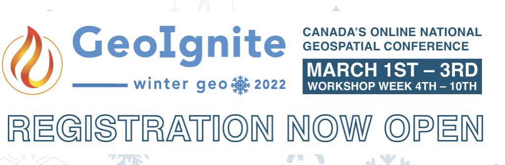 GeoIgnite is less than a week away! And good news, workshop week has been extended! The free workshop week will now run from March 4th to March 14th. #geospatial Full schedule at:

sites.grenadine.co/sites/gogeomat… 

Please register online at: sites.grenadine.co/sites/gogeomat…
