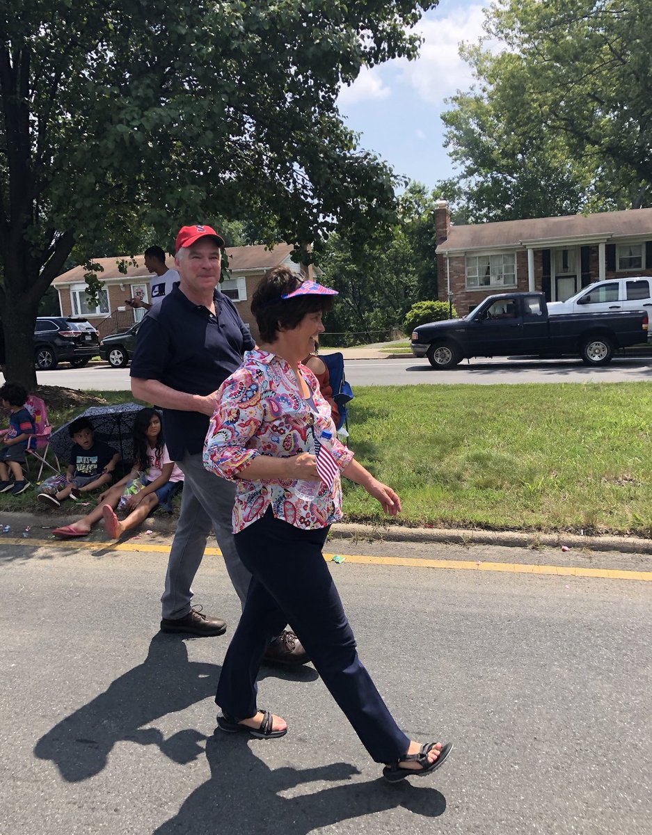 PWCDems's tweet photo. Wishing #AmericasDad a very happy birthday, @timkaine! From your PWC Dems! (2018 Daly City July 4th Parade) https://t.co/BjBh4361J8