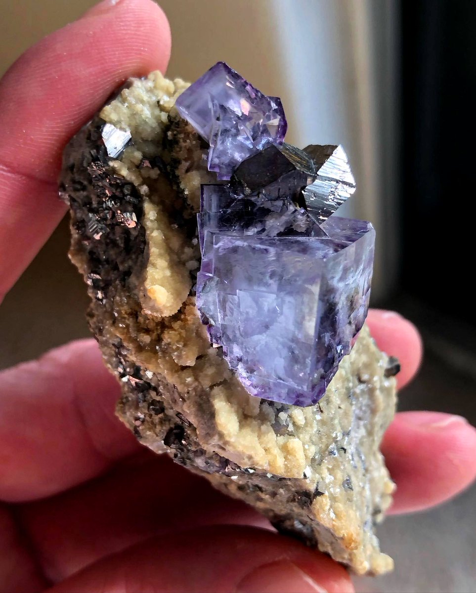 GeologyTime's tweet photo. [Phantom Fluorite cubes [+] Chalcopyrite crystals]•-
Sitting pretty on a bed of Mica, more small Chalcopyrites &amp; chlorite/calcite on the backside. 🔍
-•Yaogangxian Mine

Photo: Naturalspectrum

#minerals https://t.co/YbTnc94rAb
