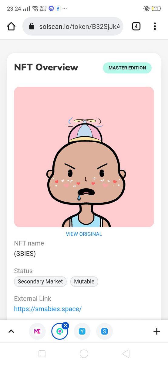 Mint is live, great community great nft, only 1111 supply, check at <a href="/smabiesNFT/">smabies | MINT LIVE</a> 
#NFT #Solana