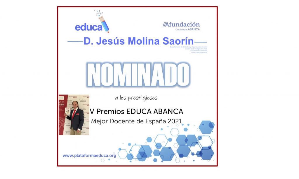 ModeloIndice's tweet photo. Hoy estaremos en #Santiago para asistir a la V Gala de premios EDUCA Abanca como finalista a Mejor Docente de Universidad de España 2021. @direcmur @AytoAbaran https://t.co/wBQO8AR2We