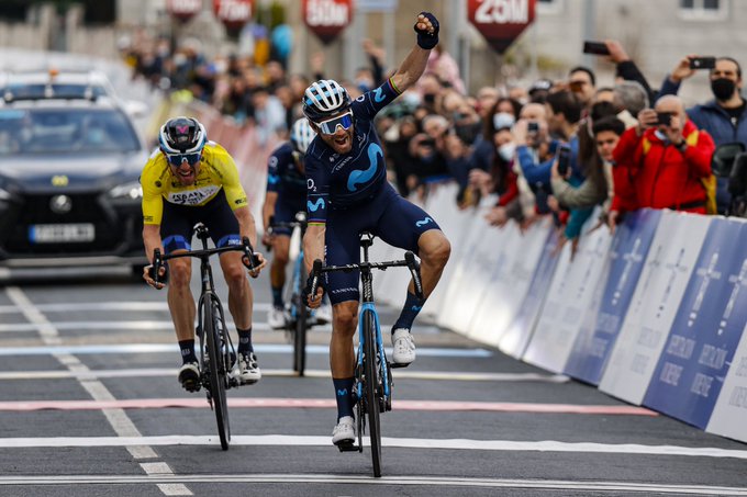 Il successo di Alejandro Valverde a Luintra (Fonte: PhotoGomezSport)