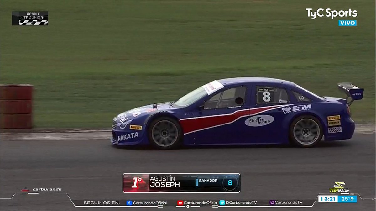 3LocosalVolante's tweet photo. #TRJunior| Agustín Joseph ganó una sprint complicado, varios pilotos tuvieron complicaciones por la adherencia en la pista. https://t.co/TTgCc0MFec