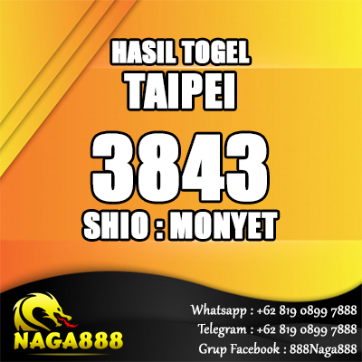 pokermawar's tweet photo. Hasil Keluaran Togel Taipei
Minggu, 27 Feb 2022 : 3843
Shio : MONYET
Selamat kepada para pemenang hari ini.
Ayo Segera Daftarkan diri Anda di NAGA888 dan Nikmati Promo Menarik Kami, hubungi WA +6281908997888 / Telegram +6281908997888 kami.
Link : https://t.co/qnq6dQ4ZVO https://t.co/1OeKUzZikI