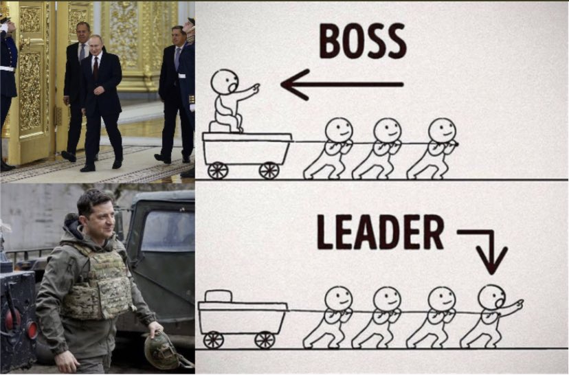 NormaDu90057641's tweet photo. Putin has created a new super hero. “ When you attack us, you will see our faces not our backs” - Zelensky #StopRussia #Hero #UkraineRussiaWar https://t.co/bg7K6qyjly