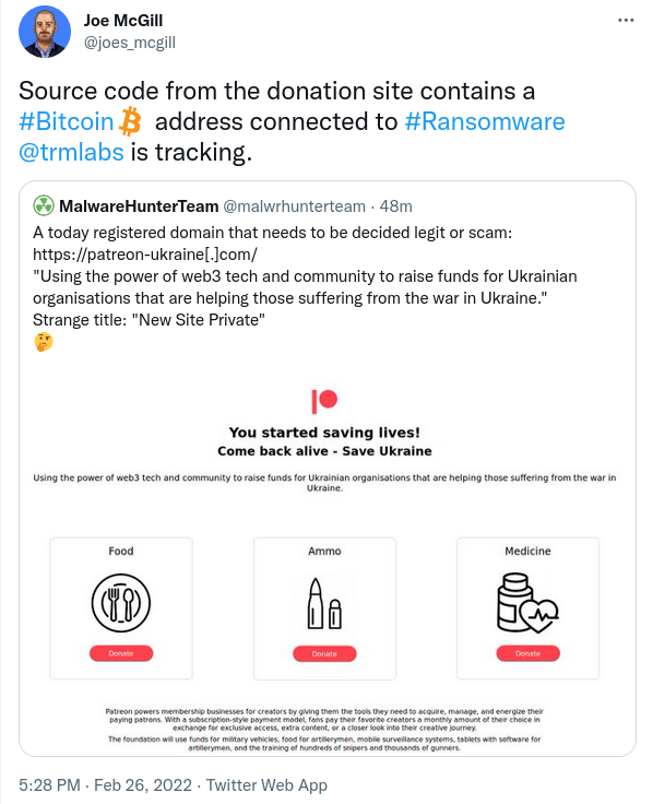 malwrhunterteam's tweet photo. Now that's interesting...
Let's get it taken down then. https://t.co/lGq5ygLEHI