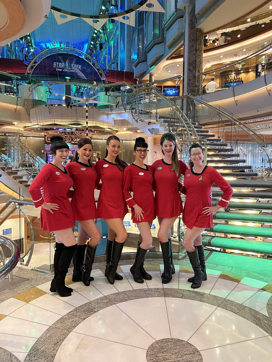 Ready to set sail! Just waiting on the guests to board! #UnConventionalVoyage #StarTrekCruise