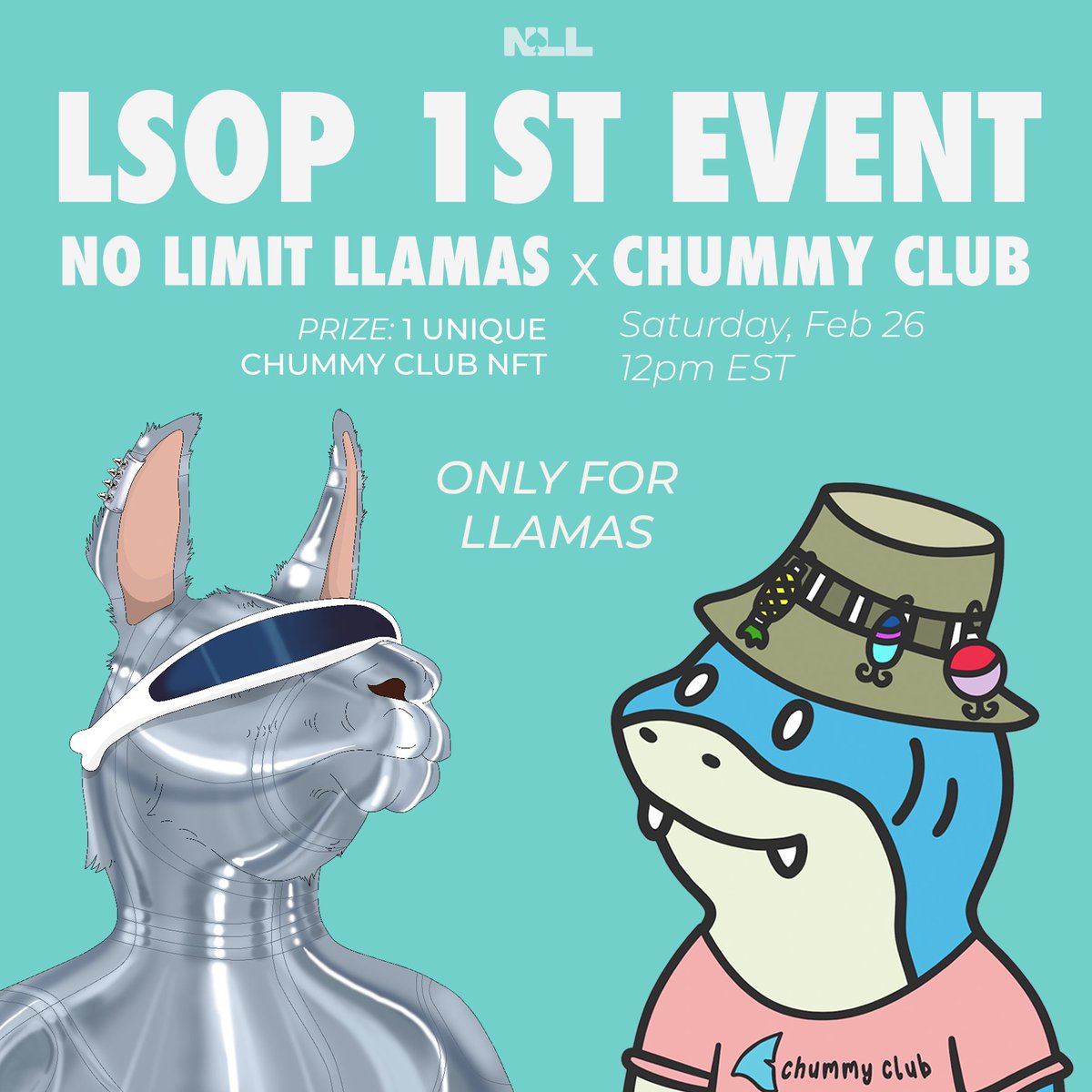 Play LSOP 1st event this Saturday, Feb 26th at 12pm EST ♣️♦️♠️

Only for NLL holders

Prizes:
1 NFT Chummy Fin Club at mint time
10 Whitelist Spot Chummy Fin Club 

Chummy fin club discord : discord.gg/y6NRfRbwSm

#NFT #pokeronline  #NFTCommunity