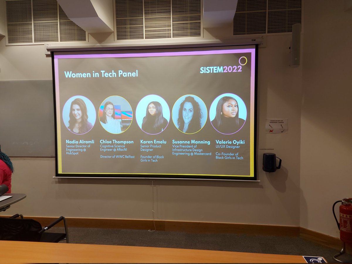 GeorgianaZugra1's tweet image. Women in Tech Panel ❤ #SISTEM2022
