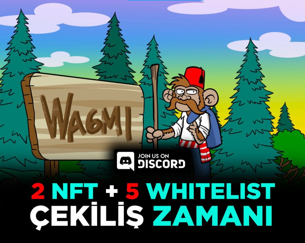 📢 NFT Çekilişi 📢
🎁 NFT Giveaway 🎁

The Apes Of Galata, 2 #NFT hediye ediyor! 💯

🔸 Takip: @theapesofgalata &amp; @NFTHabercisi
🔸 RT ve ❤
🔸 1 kişiyi etiketle

⏰: 24 Saat

Discord için 👇
discord.gg/theapesofgalata

📢 Videolu açıklanacak
 
#NFTCommunity #NFTs

+5 WL spot hediye!