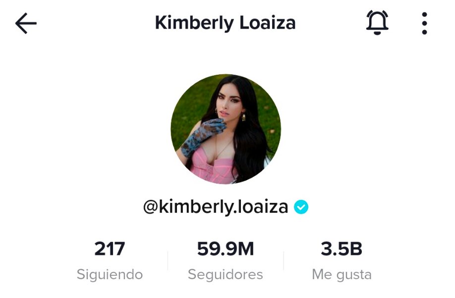 Novio63836809's tweet photo. Wow, @KimberlyLoaiza_ está a punto de llegar a 60M de seguidores en TikTok 🤯🔥 https://t.co/IeCpqG6jUB