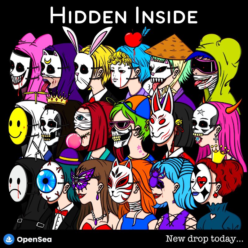 HIDDENINSIDE55's tweet photo. Whatever you are, be a good one 🌟
“Hidden Inside” collection
new drop today…

👇🏻Check it out🖤
 https://t.co/5rFmW6C9VI

#NFTs #NFTdrops #NFTdrop #Bullish #NFTCommumity #NFTThaicommunity #NFTcollections #nftcollectors #nftcollector #pfpnft  #pfp #NFTcollectibles https://t.co/mVZwijVDzN