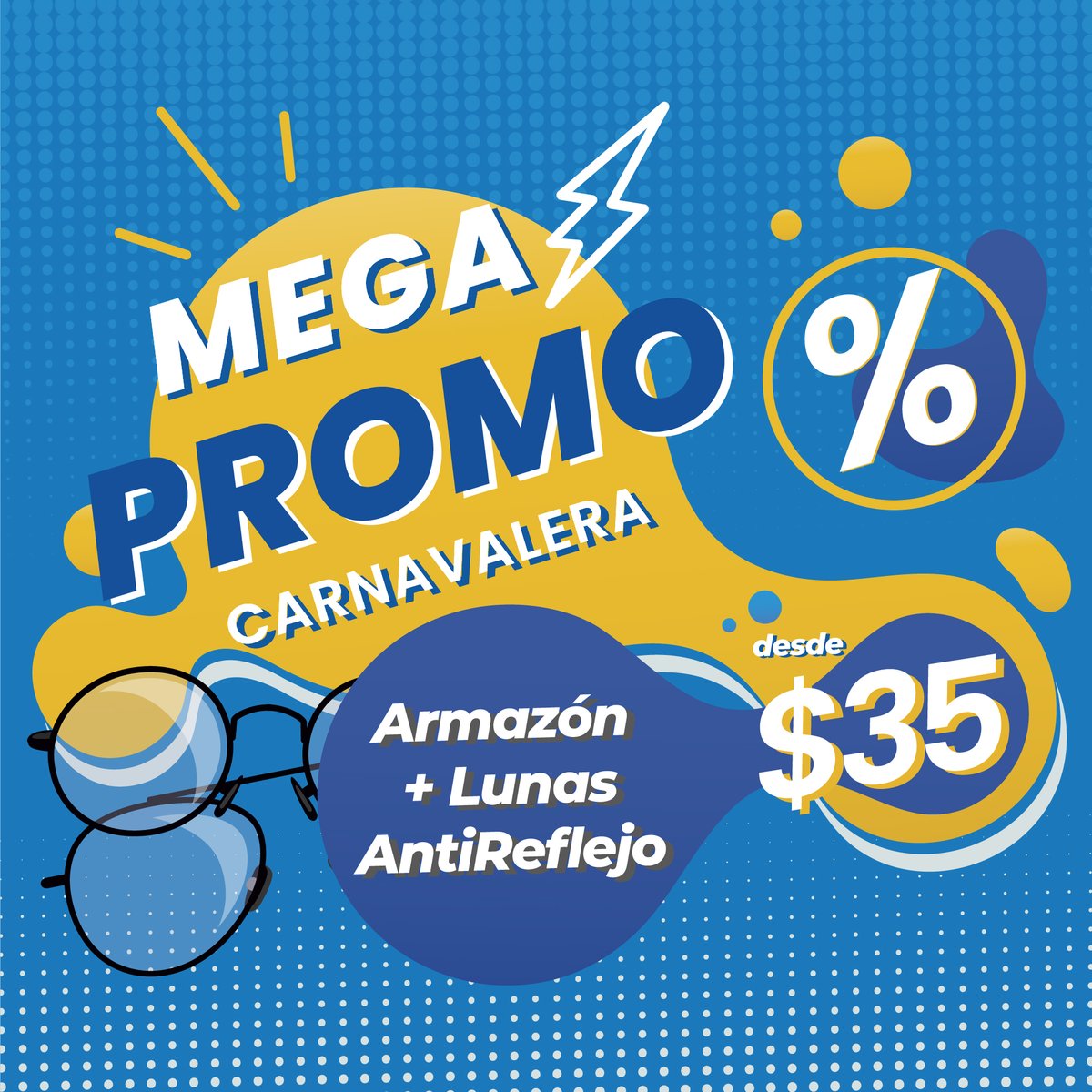 opticacdll's tweet photo. 🤩 Este feriado de #Carnaval encuentra Lentes #AntiReflejo Completos desde $35 y Lentes #FiltroLuzAzul desde $65. 
Visítanos y comprueba calidad en #SaludVisual a tu alcance.
 👓 ¡AGENDA tu visita y pregunta por nuestras promos! 📲 https://t.co/k3dkp3DQgG
#SaludVisual #NewLens https://t.co/xoUqkGpPY7