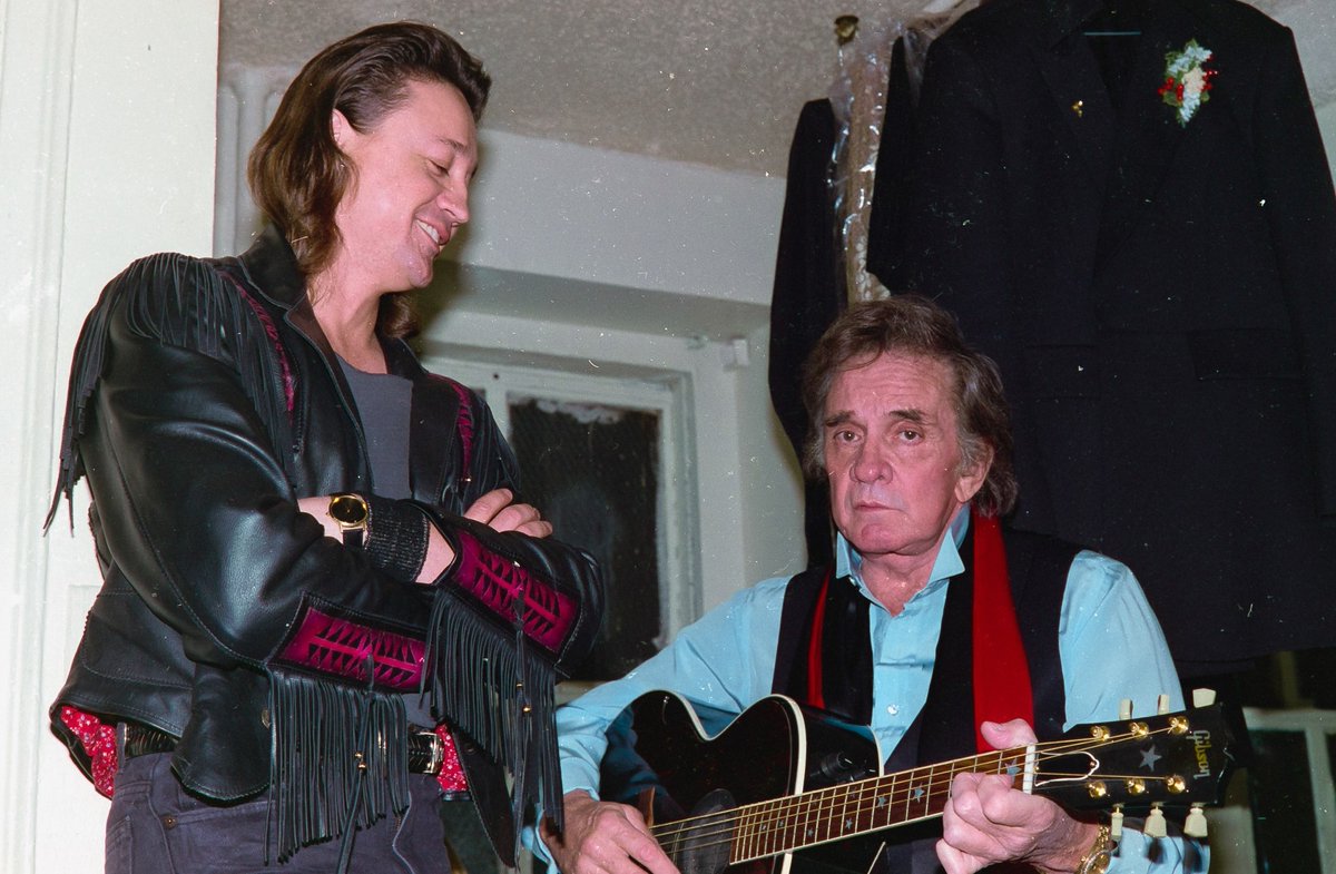 Remembering Johnny Cash on his 90th Birthday today. He was an inspiration to me as a young man and still is today.