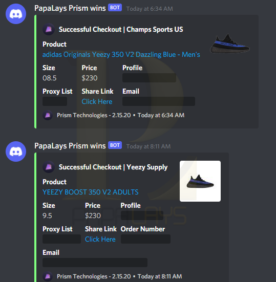 first time running @PrismAIO, thanks @aycdjake and @aycdio staff for the guidance. @ChiCooked @FnF_Notify @cg_pse @EasyClickTools @zensix