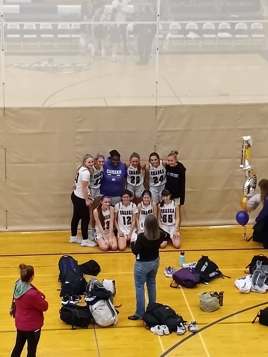 My daughter and her teammates 10th grade team,  had a great season yesterday was their last game and they beat Chanhassen!