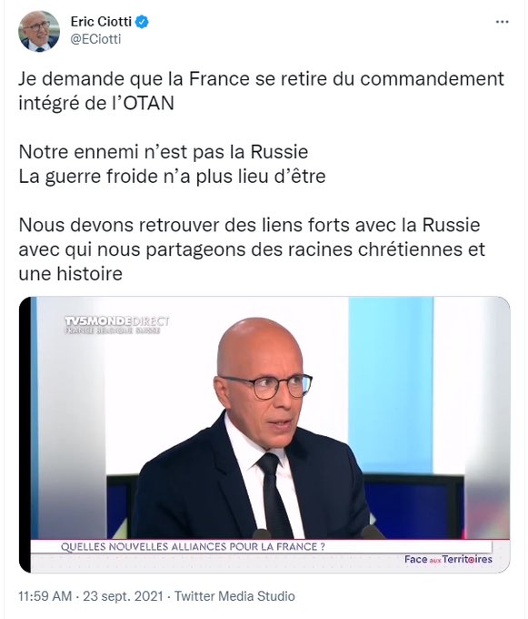 AlexQuiec's tweet photo. Même @ECiotti ? 🤔 #UkraineWar https://t.co/zrLktXh83r