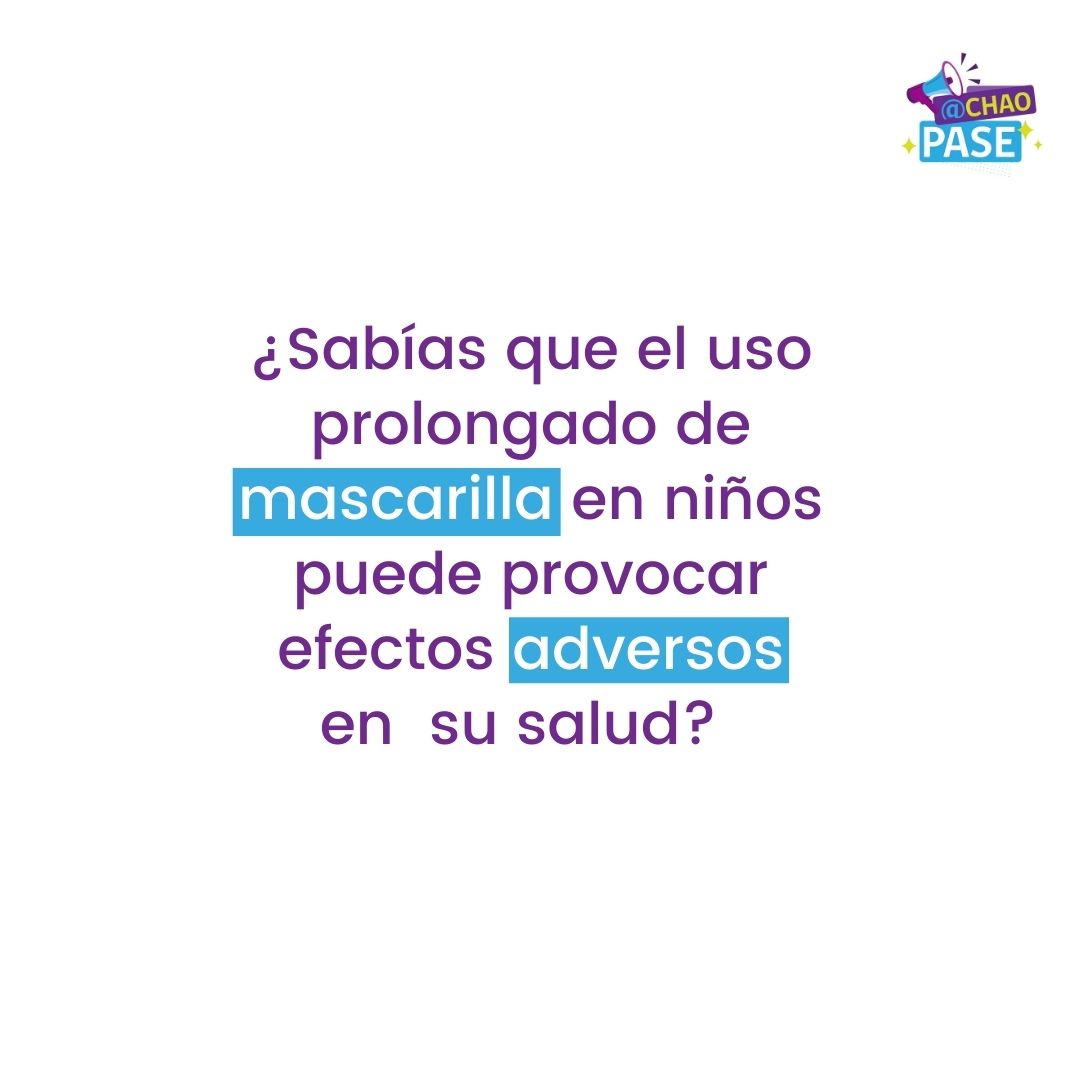 ChaoPase's tweet photo. Los niños son los más propensos a desarrollar problemas de salud a raíz del uso prolongado de la #mascarilla. Revísalo en el siguiente post 👇

Fuente: @Domo Acción Galicia https://t.co/OdjW7nsE5r