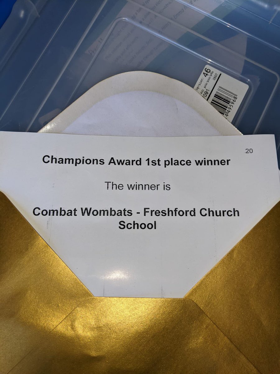 Huge congratulations to Freshford’s team Combat Wombats for winning the National Finals of #FirstLegoLeague #CARGOCONNECT What an amazing achievement. Congratulations also to Freshford’s other team Bacon Crispy who performed brilliantly.