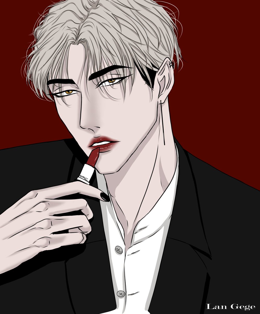 lan_gege_'s tweet photo. He's so pretty, my lovely vampire 💋💄
My OC 전 리연❤️🖤🤍
#originalcharacter
#OC
#macosmetics https://t.co/UPr1qKTqxD