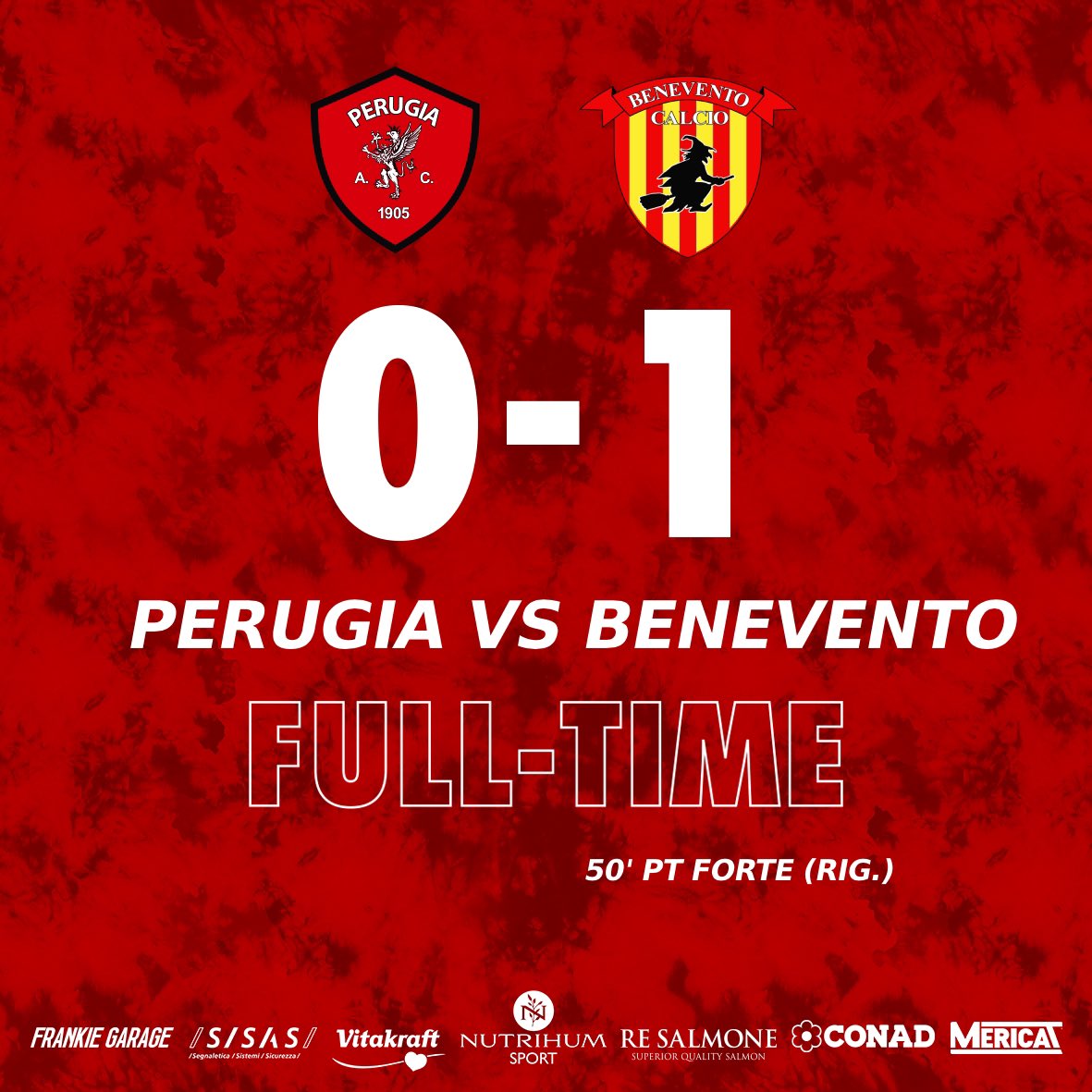 ACPerugiaCalcio's tweet photo. Dopo 5’ di recupero finisce la gara al #Curi!
Decide il rigore di #Forte allo scadere del primo tempo
👏👏👏 comunque per i nostri ragazzi!
#PERBEN 0-1
#forzagrifo @Lega_B #SerieBKT #PerugiaBenevento https://t.co/9GIQiJV2It