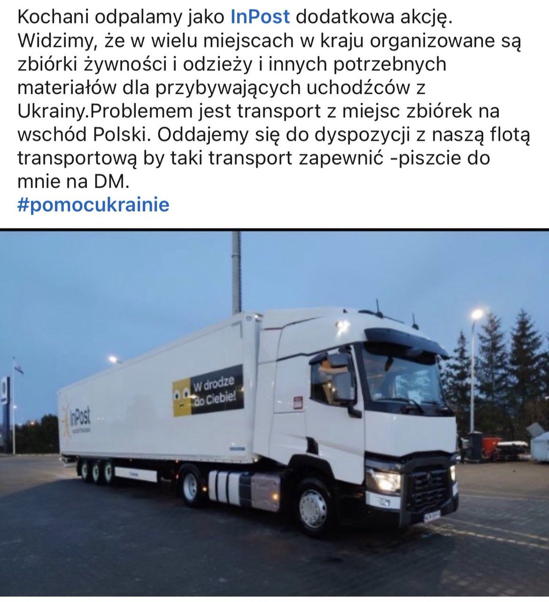 RBrzoska's tweet photo. Działamy w #inpost https://t.co/5f454HS3HT