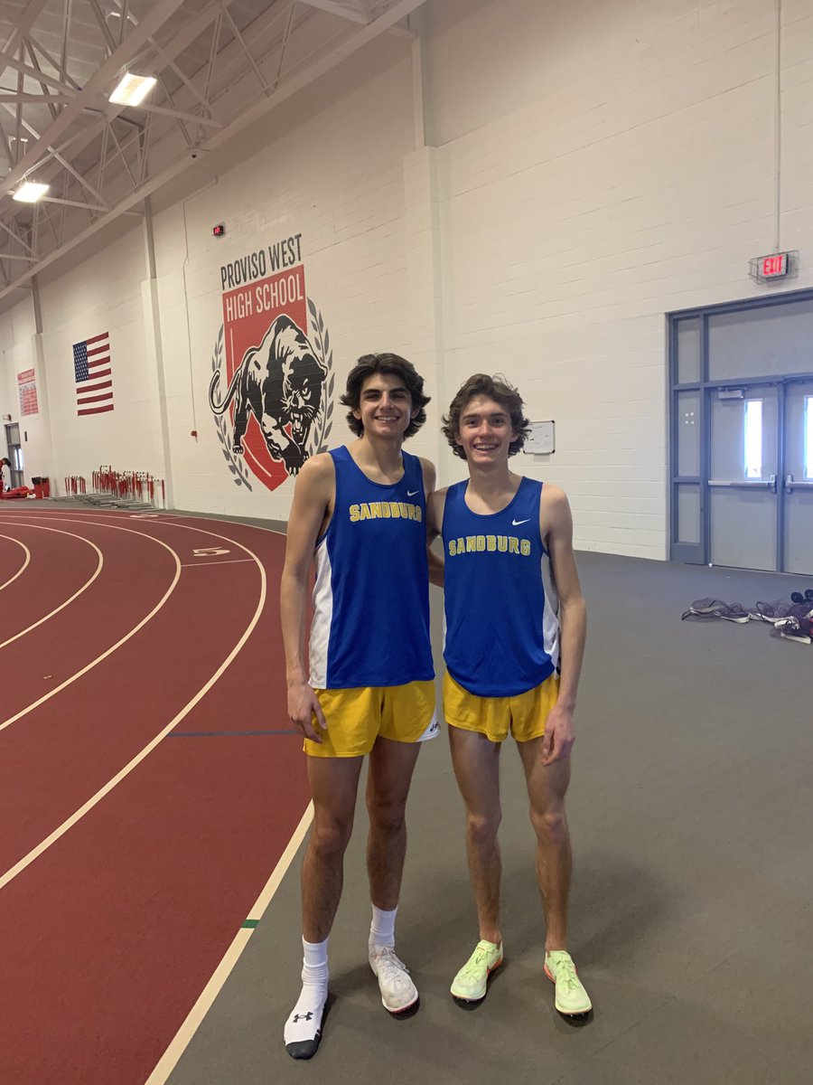 SandburgCC's tweet photo. Brock Rice the winner in the 800 in 1:58.0. Grant Giblin 2:03 for strong rust busters. https://t.co/fPC6T14VEk