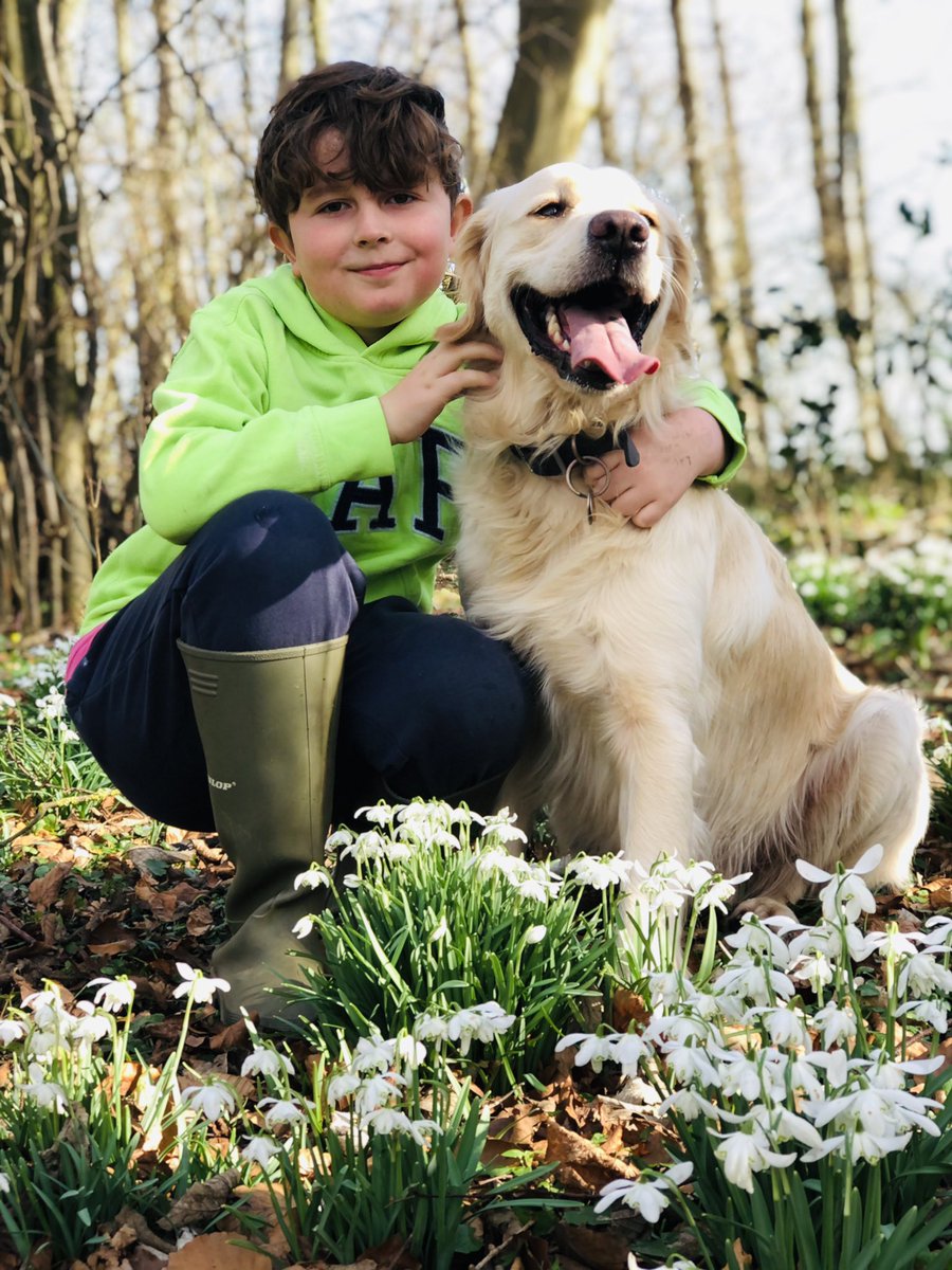 A boy and his dog 🐾
