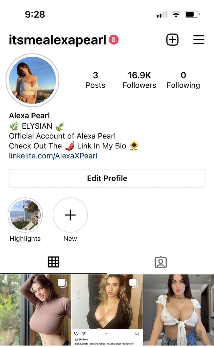 Follow my NEW IG account since my last was removed for no reason xoxo Alexa.