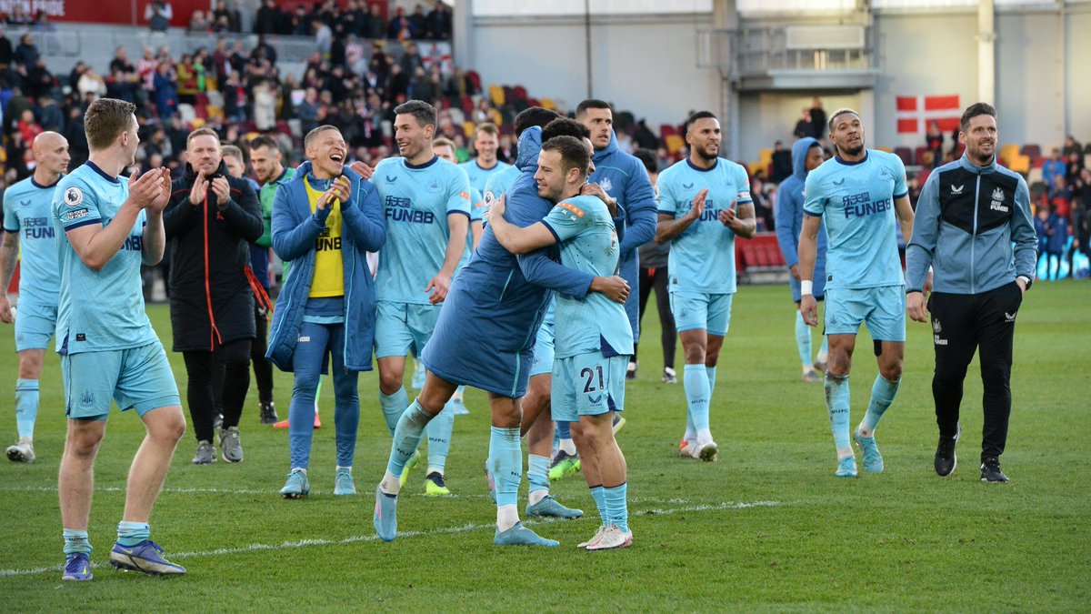 NUFC's tweet photo. Unbeaten in 7⃣ Premier League matches for the first time since 2011! 💪

𝗠𝗮𝗴nificent! 👏⚫️⚪️ https://t.co/kKJp3Ner36
