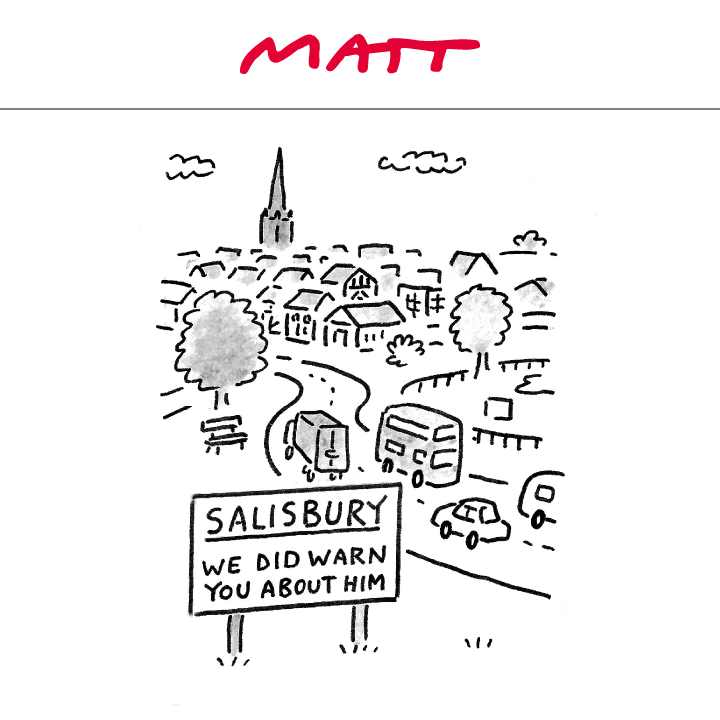 My latest cartoon for tomorrow's <a href="/Telegraph/">The Telegraph</a> 

Subscribe to my weekly newsletter to receive my unseen cartoons: telegraph.co.uk/premium/matt/?…