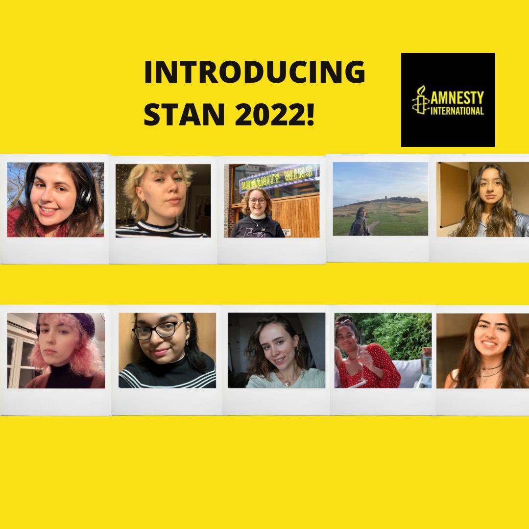 We are very excited to finally introduce our new STAN committee for 2022!✨

Athina - Scotland 
Lilli - London
Leah - Northern Ireland/Wales 
Laura - South-East
Simran - Midlands 
Alba Andrés - Scotland 
Raina - South-West 
Poppy - North-East
Rebecca - North-West
Mariam - London