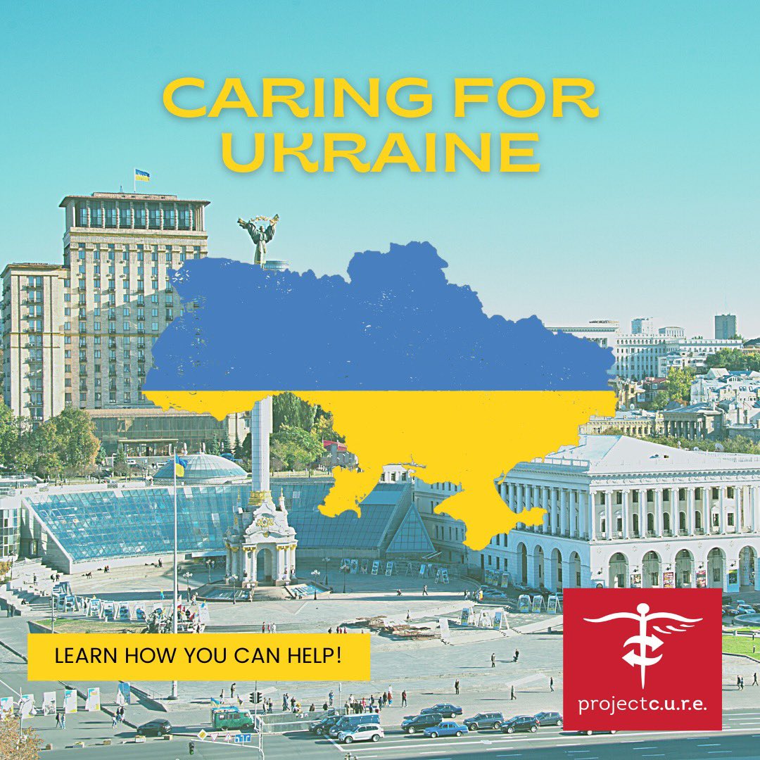Looking for a way to assist during the conflict in Ukraine? 🇺🇦 Please consider making a donation to Project C.U.R.E.
 The current conflict will have devastating effects on an already fragile health system in Ukraine.

#ukraine #ukrainewar #ukrainecrisis #helpukraine #medical