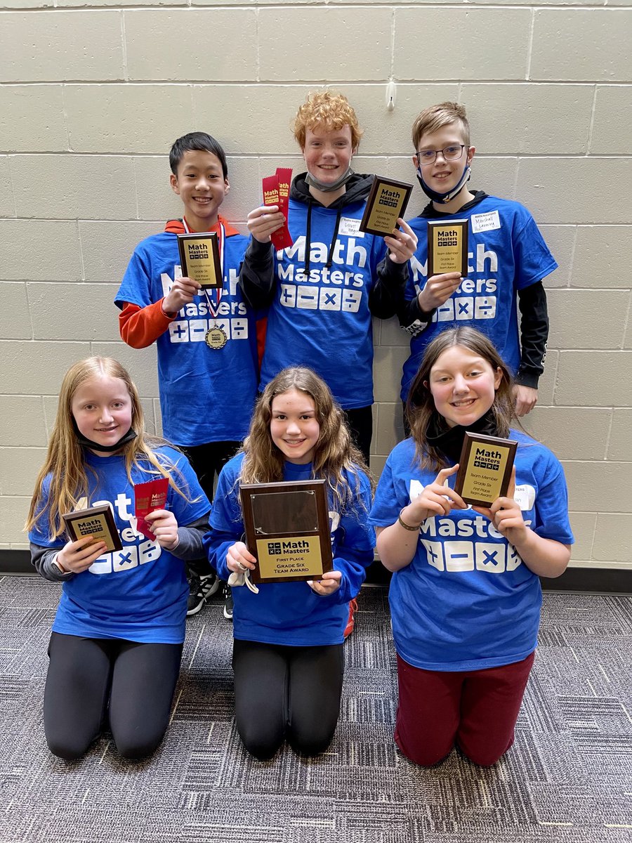 mn_hastings's tweet photo. HMS 6th grade Math Masters placed 1st and 4th at the  Burnsville competition yesterday! Way to go! HMS Proud! https://t.co/RVDl2luAYG