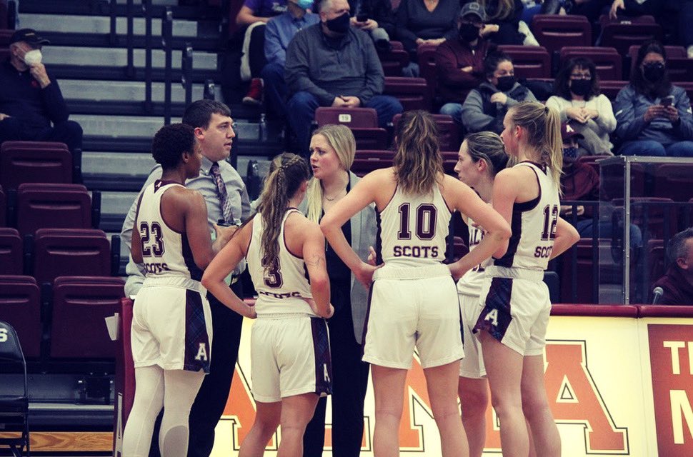 CoachSStormont's tweet image. In a year of many challenges, I couldn’t be prouder to coach @AlmaScotsWBB. A great group of young women who continued to fight, compete and be great teammates. Already looking forward to next year. #GoScots 🤍
