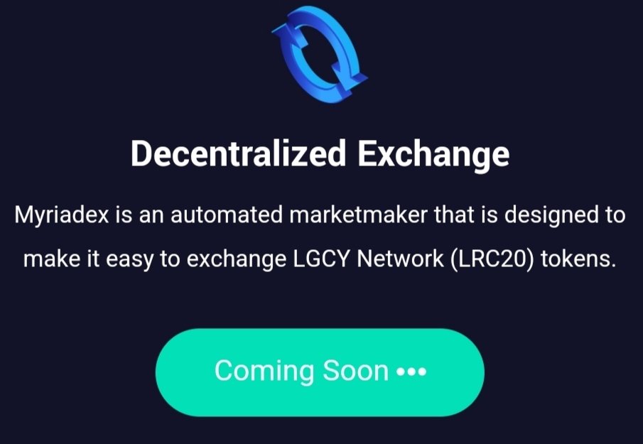 AduakaJ's tweet photo. Never been so bullish on @LGCYNetwork $lgcy .
Myriadex, the Dex of $Lgcy network, is set to launch soon.
This would be $ 0.1 soon ๐
Selling below 0.002, Ngmi! ๐๐๐
#Neonsupernova #DeFi #blockchain #crosschain
$lgcy $usdl $xdc $avax $ftm $sol $azero https://t.co/FEwrCDJ3AK