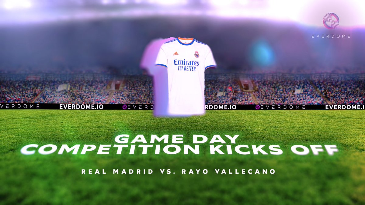 ⚽️ Our game day competition is officially kicked off!

Rules:
❤️ &amp; RT (this post)

Prizes 🎁
🥇 Signed #RealMadrid jersey of the player of your choice + $2000 DOME
🥈 $2000 DOME
🥉 $1000 DOME

🏆Winners chosen in 48 hours!

#TheJourneyHasBegun
