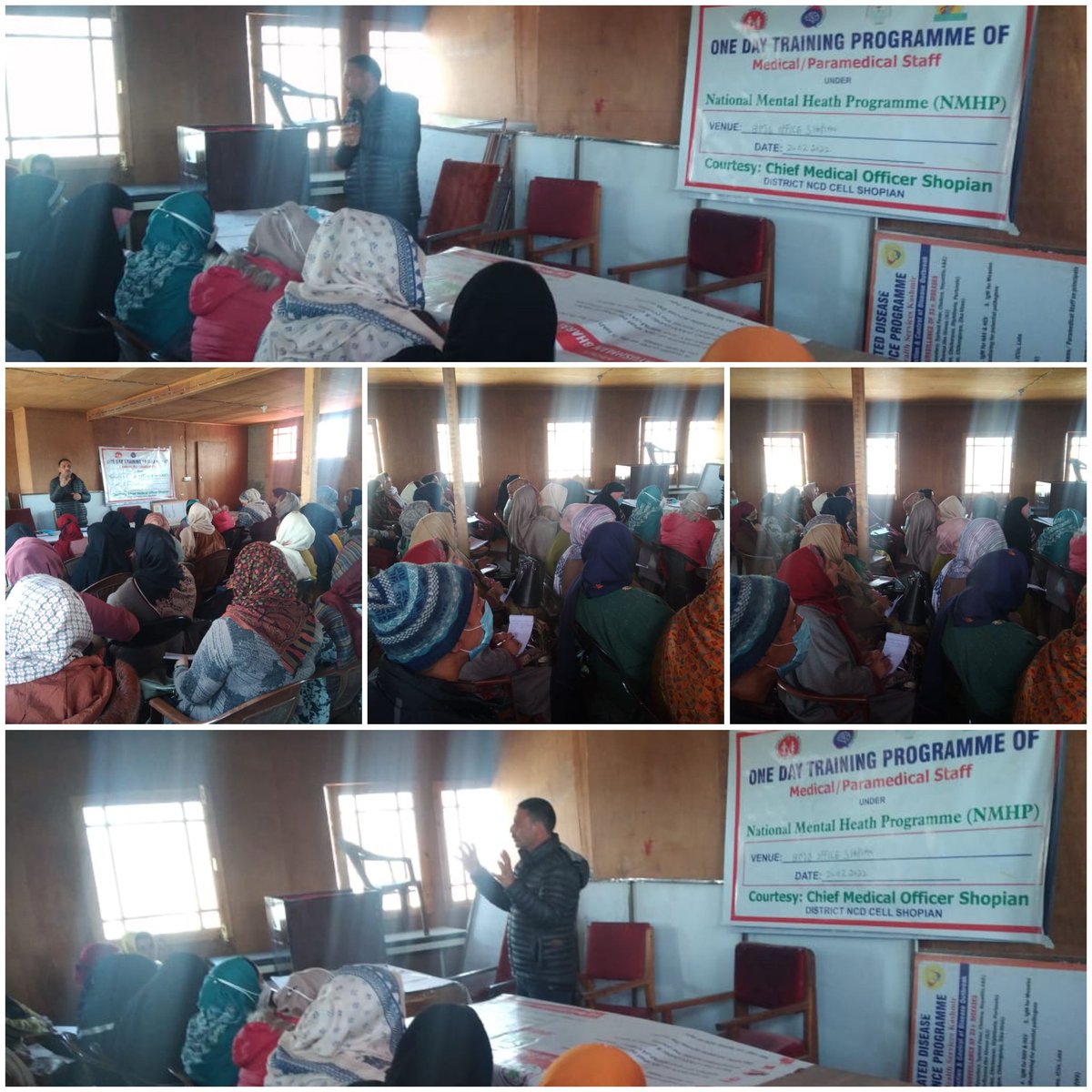 One Day training Program of Medical/Paramedical Staff under National Mental Health Program (NMHP) at Block Medical Office Shopian under the Supervision of Chief Medical Officer Shopian. <a href="/yasinc_ias/">Yasin M. Choudhary</a> <a href="/DhskNhm/">NCD, NHM, Kashmir Division</a> @DhskKashmir