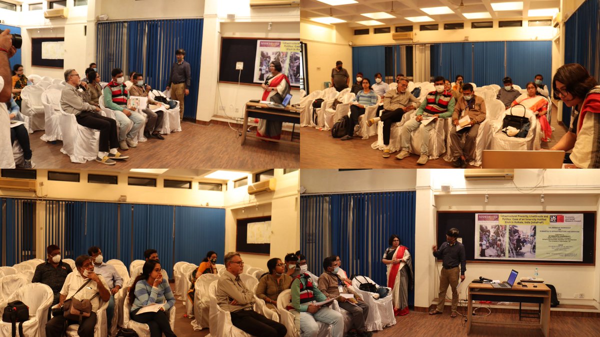 DebapriyaChak11's tweet photo. Conducted a deliberative workshop with stakeholders at #Kolkata for the @ESRC funded #InfraPrep project. Had exciting discussions with community representatives, planners, researchers, engineers. @SusInfra π
https://t.co/MUvWnlqvkA https://t.co/Xzbjg0cpAW