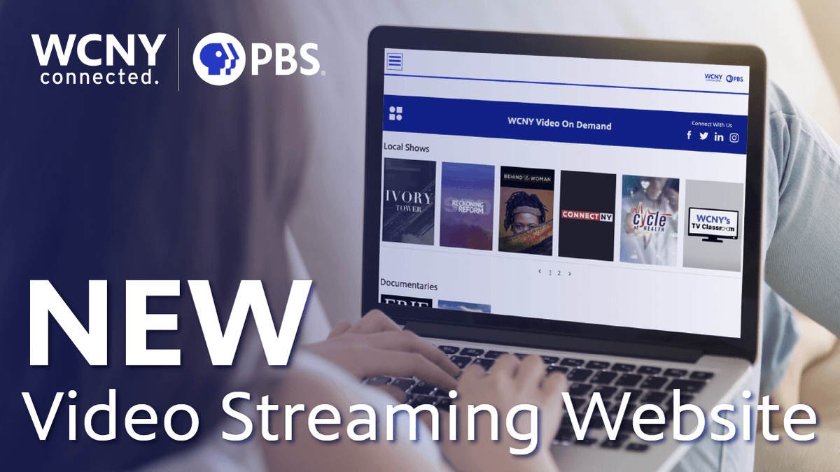 WCNYPBS's tweet photo. Interested in #WCNY's original content like #IvoryTower, #CycleofHealth, #BehindtheWoman, #ConnectNY, and more? Then visit WCNY Video On Demand to enjoy all our original content free and streaming all the time! https://t.co/yi1e7hZ0kN

#PBS #CNY #Streaming https://t.co/8utpVWIIth