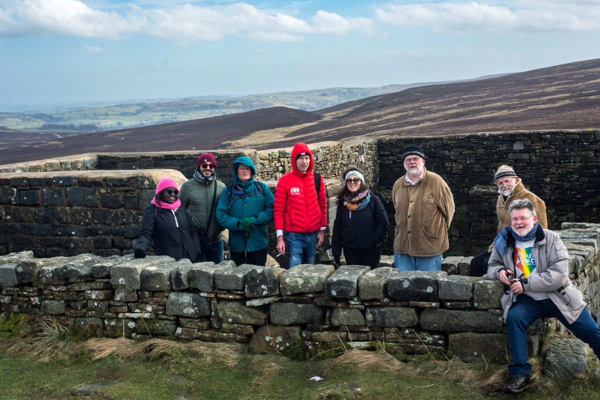 The first Keighley Pride Stride to Top Withens. We plan another walk on Rombald's Moor at the end of March - details to follow.