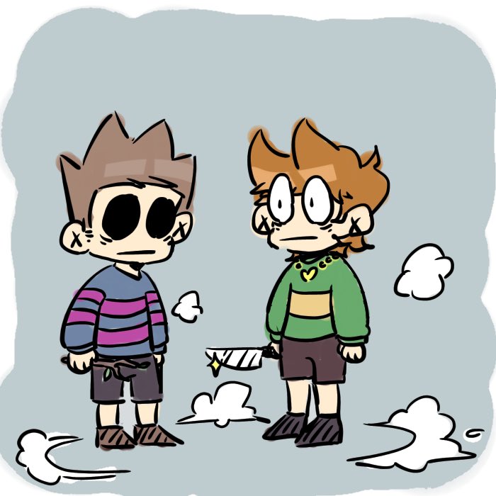 Oh no!  Matt eddsworld, Edd, Undertale fanart