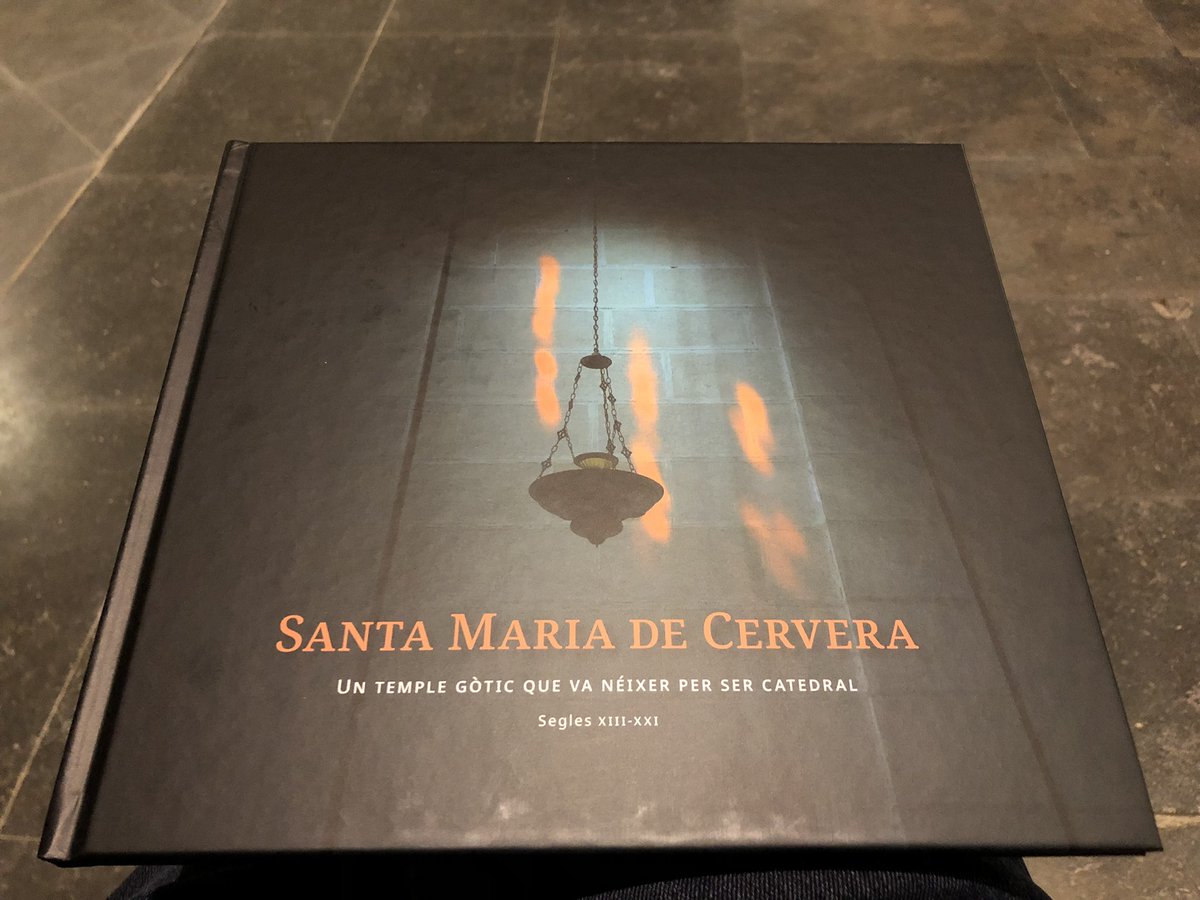 Espitllera's tweet photo. Celebrem la presentació del llibre de M. Teresa Salat sobre Santa Maria de Cervera. Un treball imprescindible sobre el meravellós temple gòtic de la capital de la Segarra. https://t.co/1kkAruXGUo