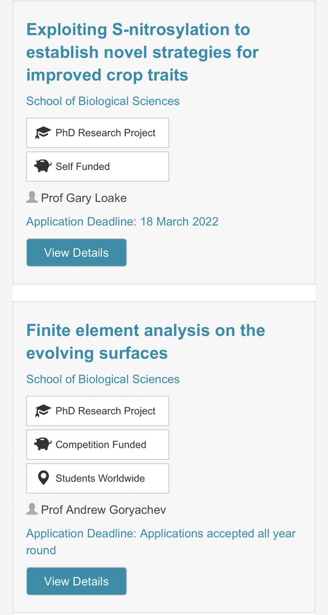 University of Edinburgh in the UK 🇬🇧 is offering fully funded PhD positions in multiple disciplines! 💸💸💸

VISIT THE LINK IN MY BIO NOW✈️🎉👩🏻‍💻👊

<a href="/OpenAcademics/">OpenAcademics</a>