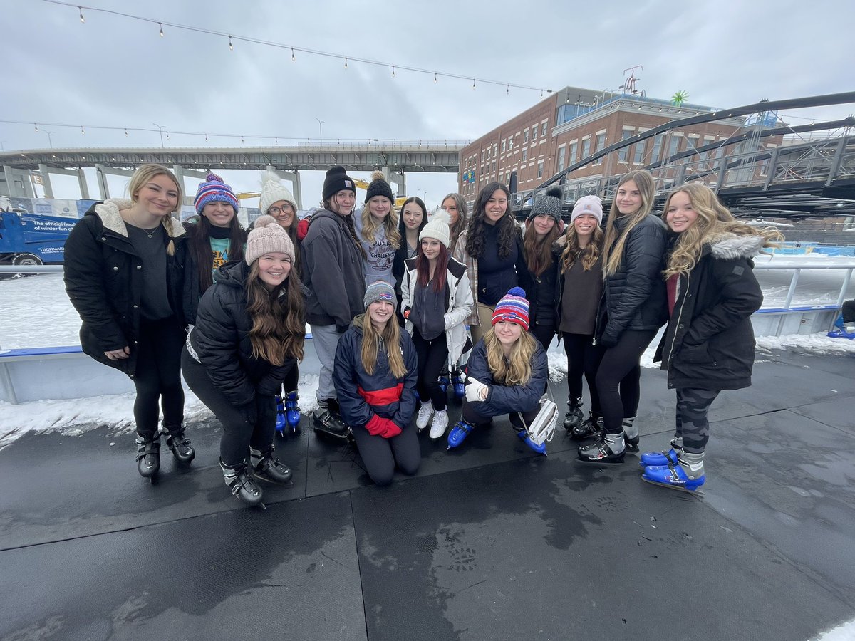 JV cheerleading doing some end of season bonding! We love our JV Jacks! ❤️💙