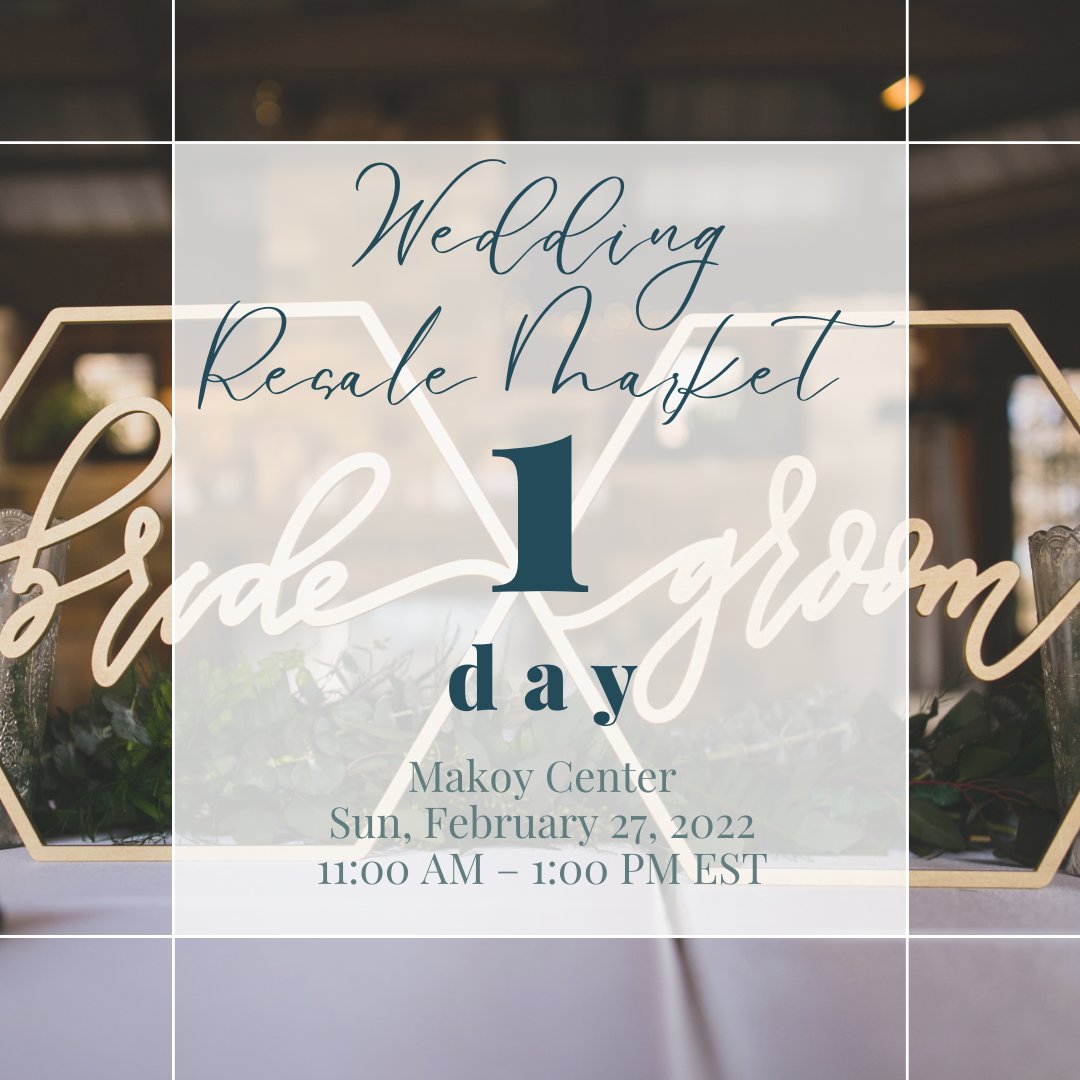 devotedcolumbus's tweet photo. SEE YOU TOMORROW!! The Wedding Resale Market at the Makoy Center. Grab your bags, friends, and wish list.

Don't worry you can still purchase tickets at the door!😉

#weddingresale #resalemarket #weddingdecor #weddingplanning #weddinginspiration https://t.co/ZwqdRJ1TTy