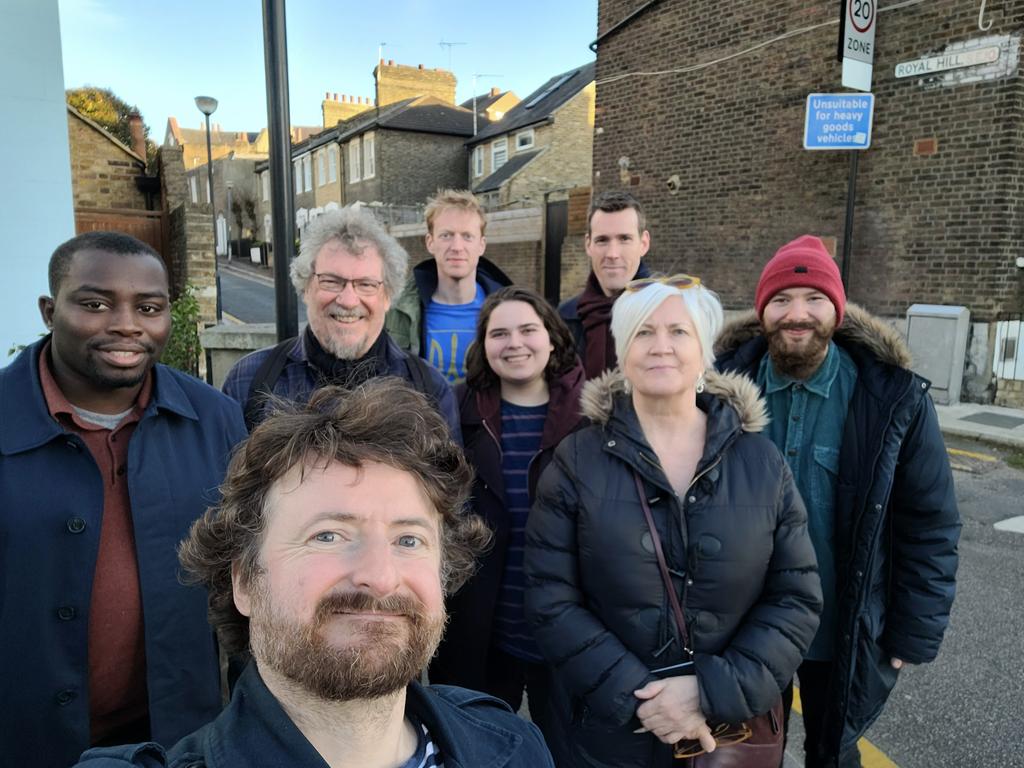 Great to be canvassing in #Greenwich Park ward for <a href="/UKLabour/">The Labour Party</a> with <a href="/Pacelli1958/">Pat</a> in Royal Hill and the surrounds. Good conversations on the doorstep. Thanks to <a href="/mtpennycook/">Matthew Pennycook MP</a>, <a href="/MrOkereke/">Cllr Anthony Okereke</a>, <a href="/stillnotclare/">Clare Burke-McDonald</a> and <a href="/David_Llew/">David Gardner 🇪🇺🇬🇧🌍🇺🇦</a> and members for joining us.