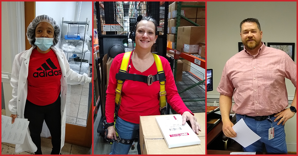 MeritMedical's tweet photo. Rocking the red in support of #HeartMonth! Looking great, Team Merit! β€οΈDid you wear red and want to share? Show us in the comments ππ½ππ½ππ½ #CompanyCulture #MeritStrong https://t.co/3Uz3R4r3If