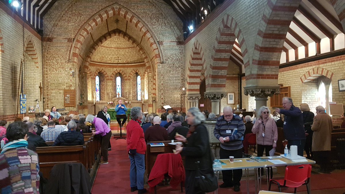 Our come and sing day is in full swing.